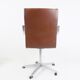 Fauteuil de bureau en cuir Walter Knoll Art Collection par Rudolf Glatzel