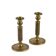 Antique bronze candlesticks Europe 19th century