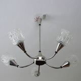 Brass chandelier, Modern 1970s