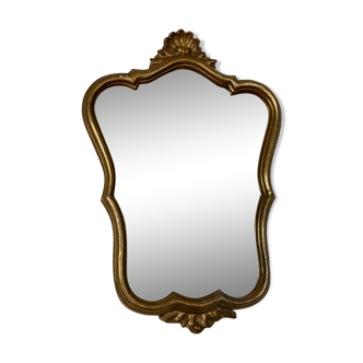 Small Gilded Wooden Mirror   25x41cm