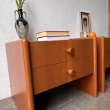 Mid-century teak bedside tables