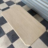 Travertine coffee table