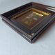 antique painting signed R. Bétourné wooden stucco frame