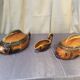 Vintage fish service Sarreguemines 12 plates 2 legumiers 1 main course 1 sausage