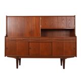 Teak highboard, Danish design, 1960s, production: Denmark