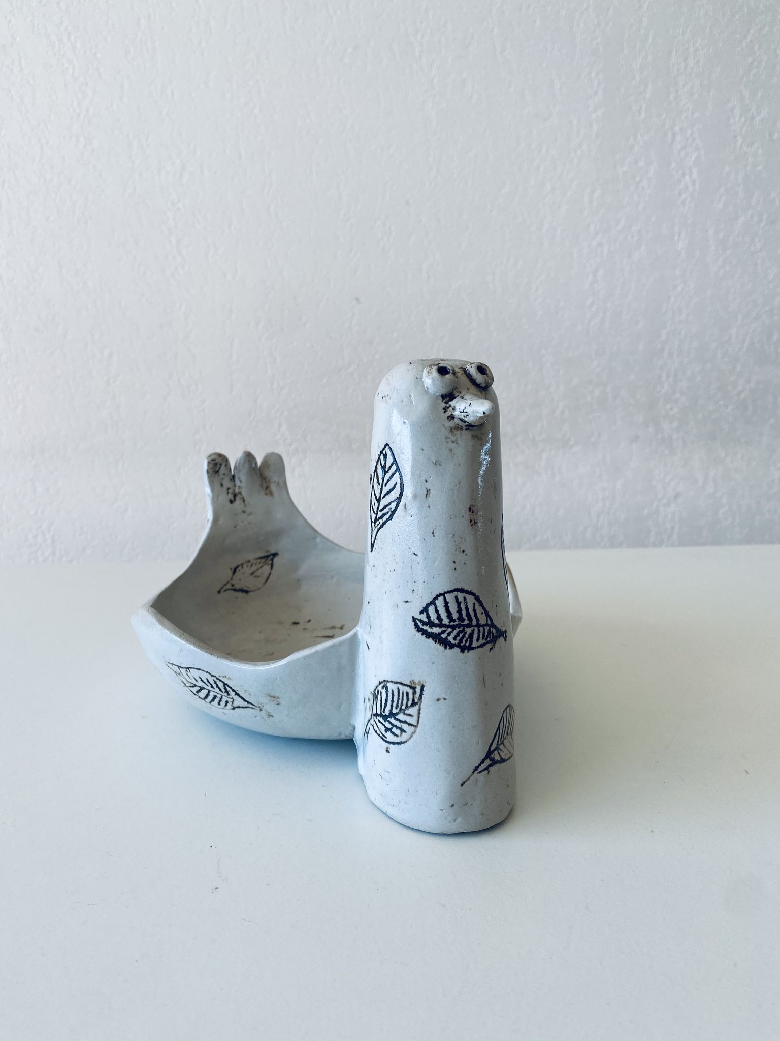 Vide poche ou coupelle en céramique oiseau