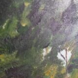 Marine with Shimmering Boats – Knife Oil by Louis D. Garrido