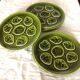 Vintage slurry oyster plate service