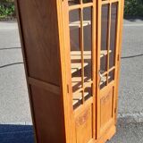 Glazed art deco gilded oak library