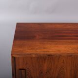 Mid-century rosewood sideboard with sliding doors from DR Mobler, 1960s