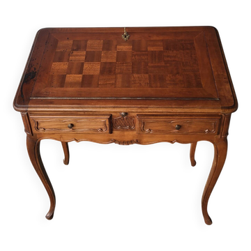 Bureau de pente, table à écrire style Louis XV
