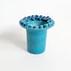 Vintage Ceralux vase by Ceramano, Hans Welling, turquoise blue, 1960s