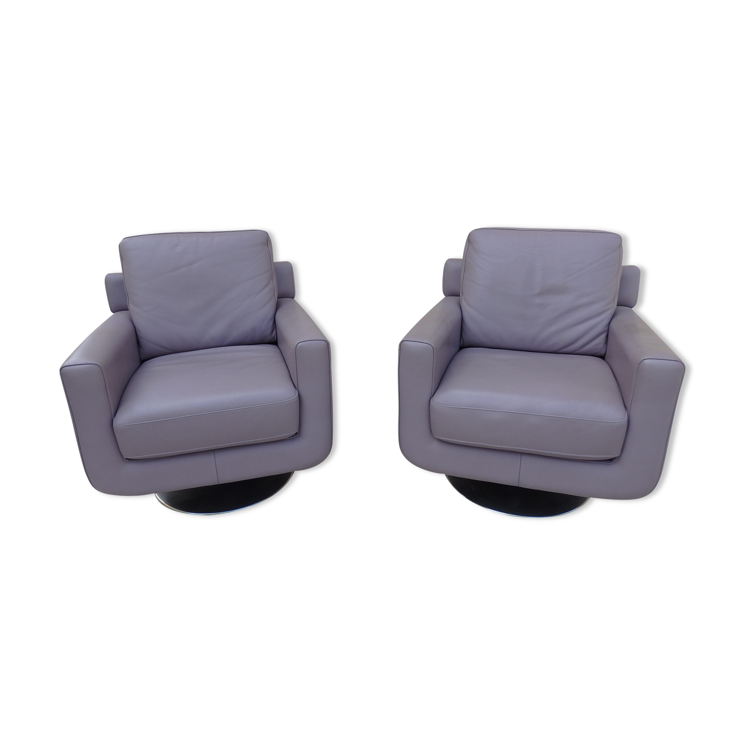 Pair of Italian design armchairs made in Italy