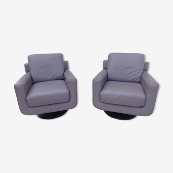 Pair of Italian design armchairs made in italy