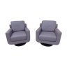 Pair of Italian design armchairs made in italy