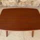 Table d’appoint vintage , pieds compas , circa 1960s