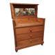 Commode lavabo en pitchpin