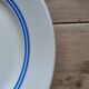 Assiette plate vintage faïence Lunéville K&G modèle Mai