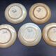 5 Village CNP stoneware dessert plates