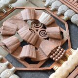 Metal and bronze ironwork entrance door Charles Piguet Lyon 1919