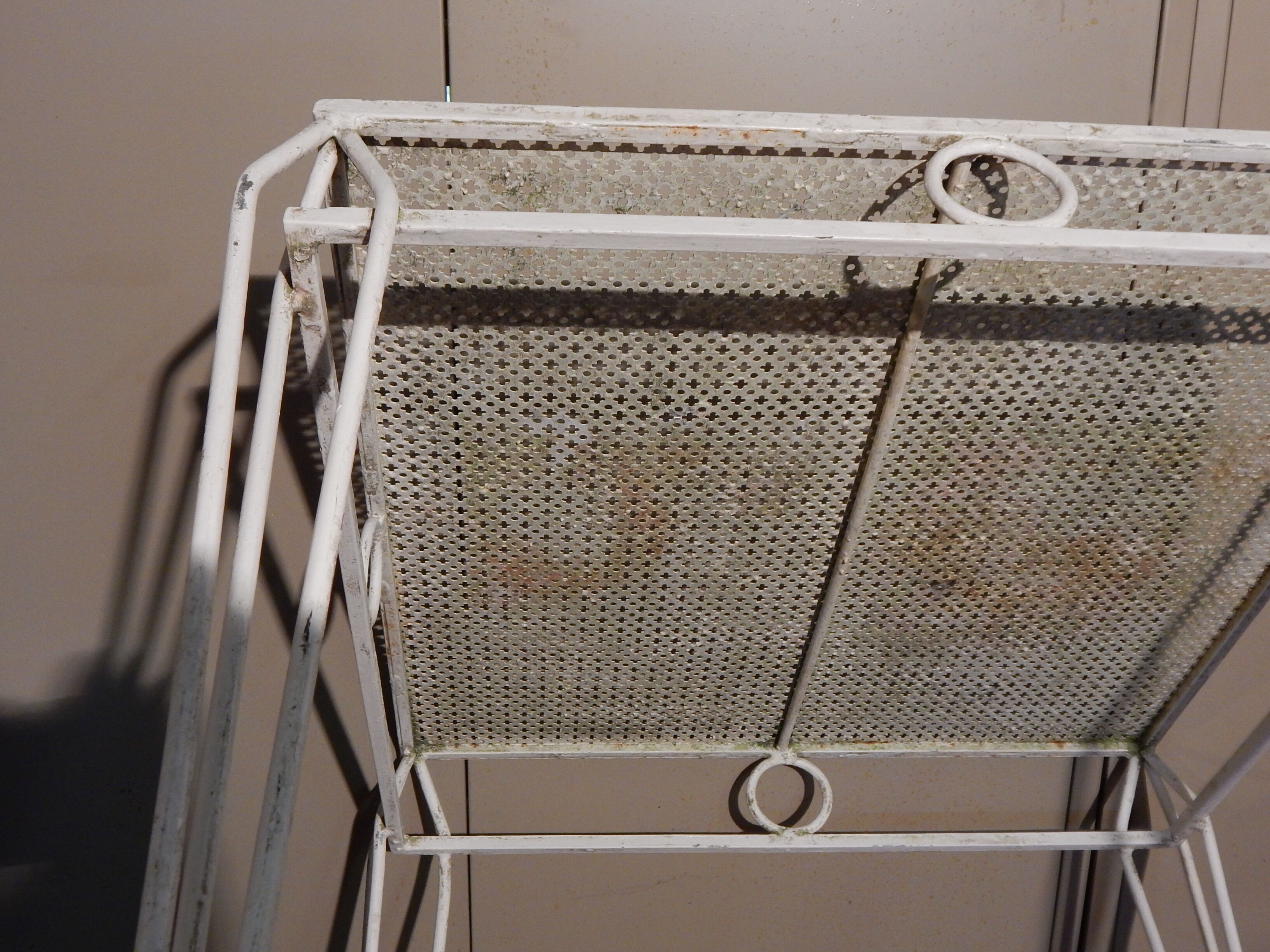 Mategot design garden table metal, 50/60