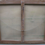 Oil painting on canvas, landscape haute indre, nantes, signed félix billard