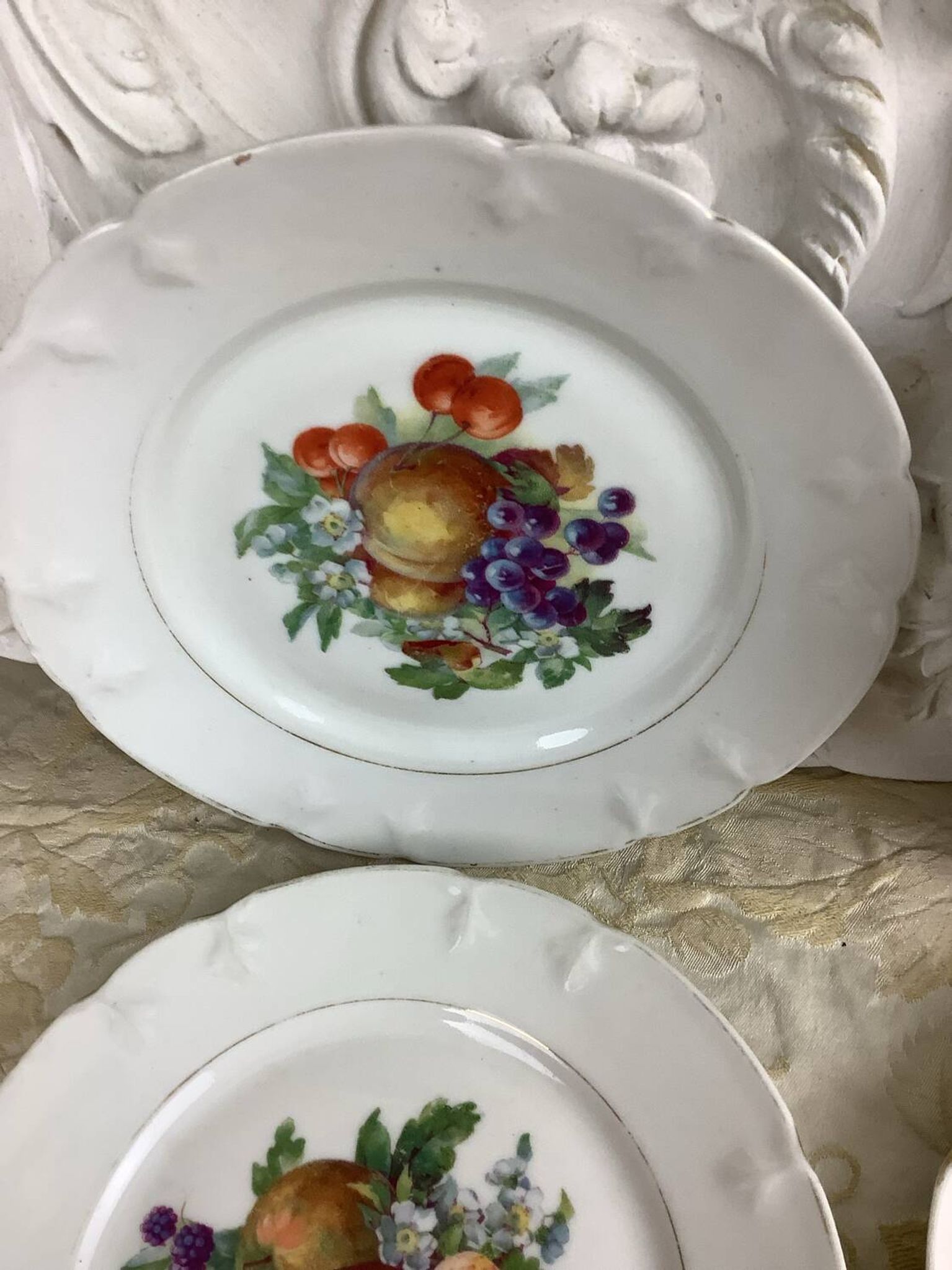 6 Assiettes à dessert Porcelaine Limoges