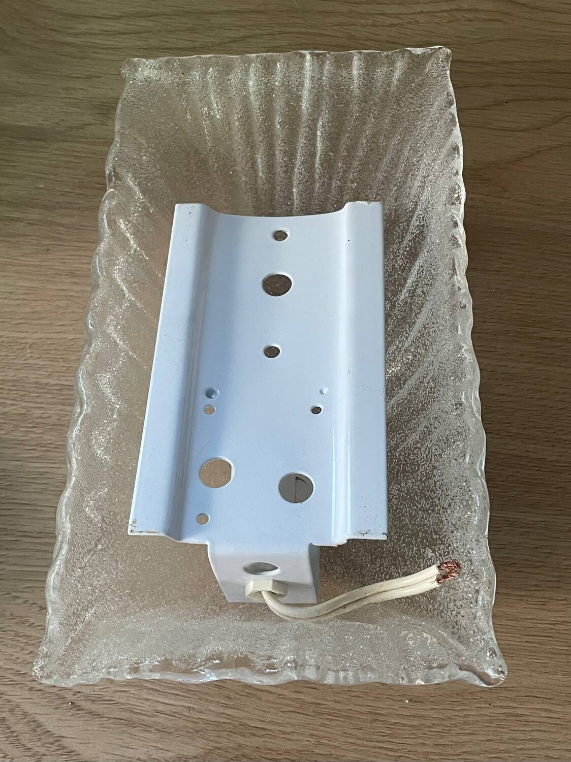 Graniglia Wall Sconces in Murano Glass attributed to Mazzega, Italy, 1980s