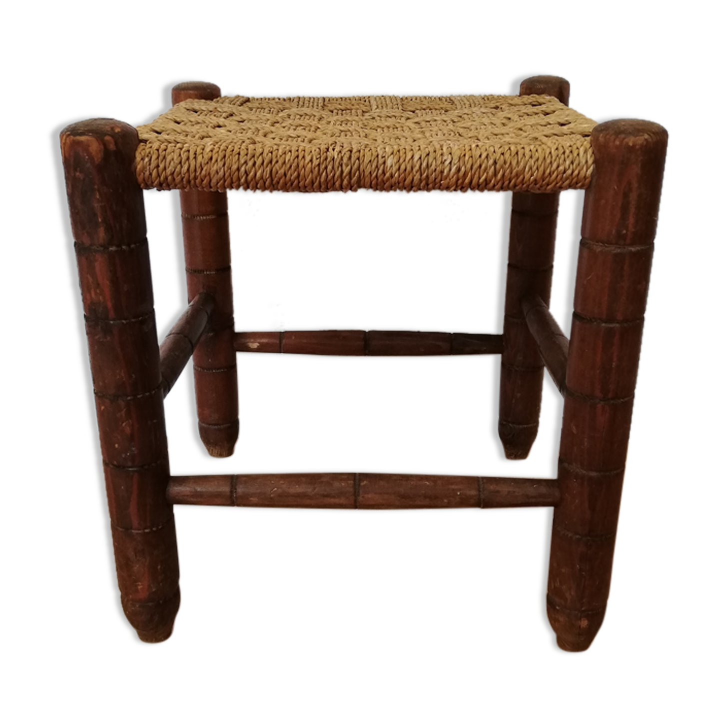 Wooden stool and rope 1950