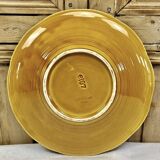 Old Sarreguemines barbotine fruit bowl salad bowl circa 1920