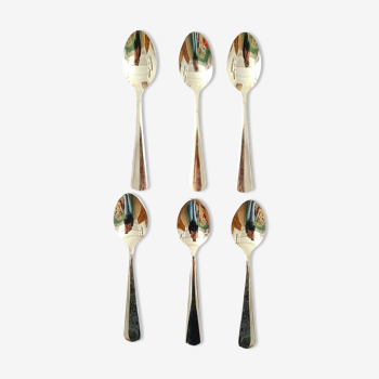 Golden coffee spoons