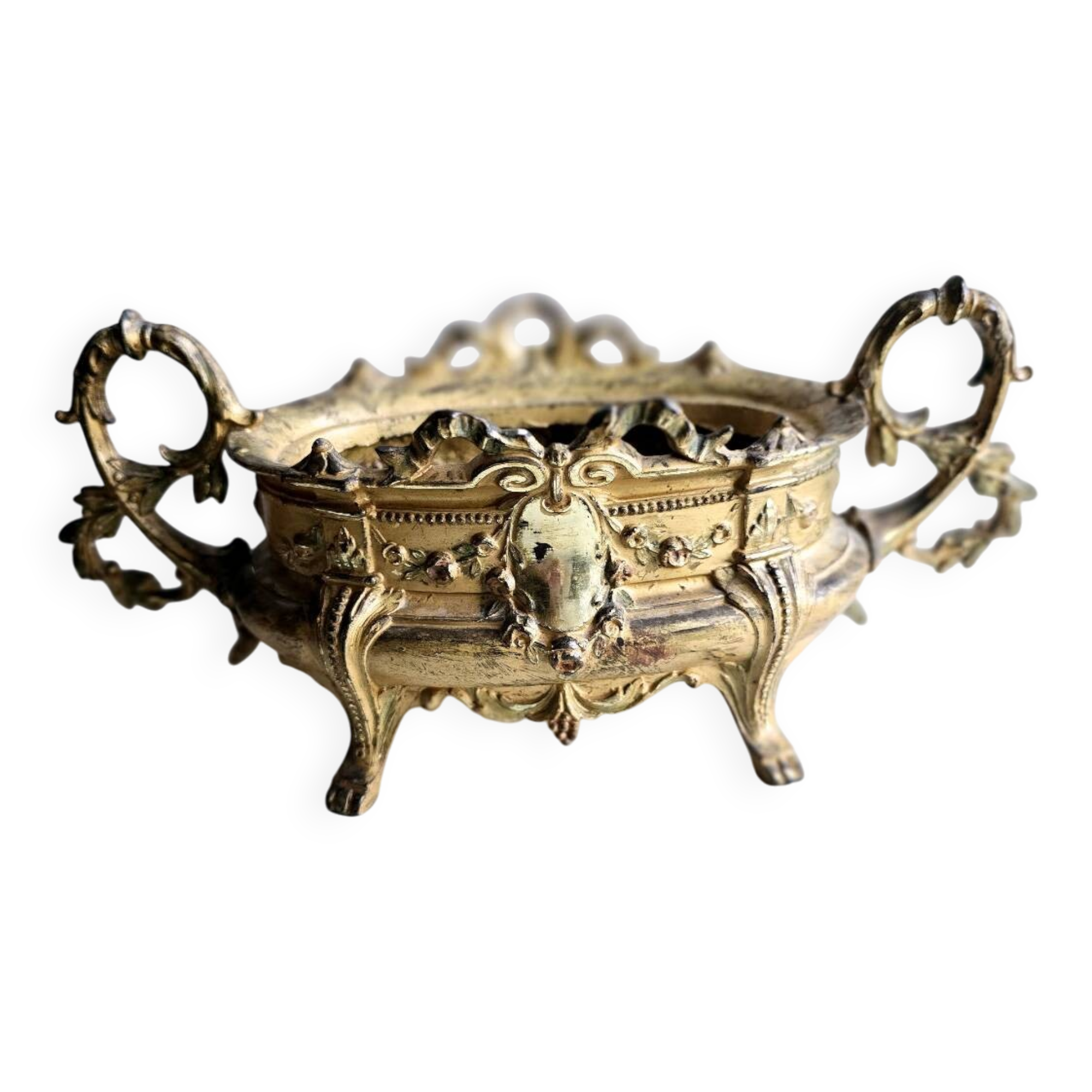 Jardinière en bronze/laiton