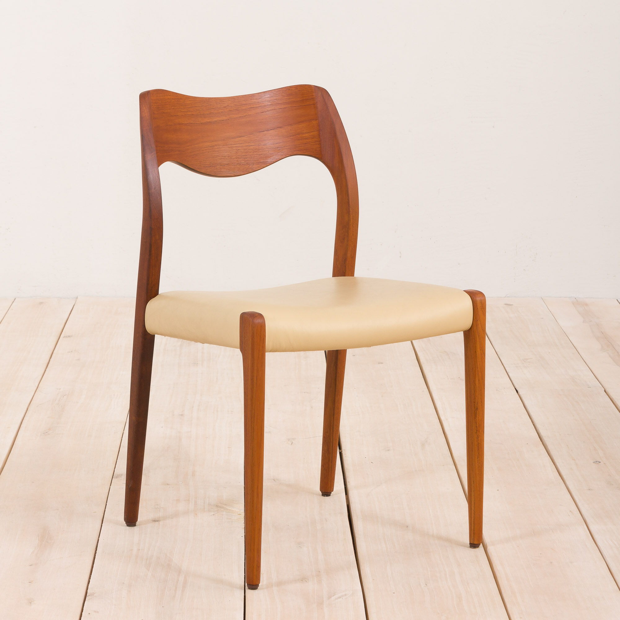 Niels O. Moller teak chair model 71, Denmark, 50s