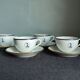 Set of 5 vintage Bernardaud Limoges porcelain cups