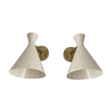 Paris of Italian appliques in the style of 1950s creations