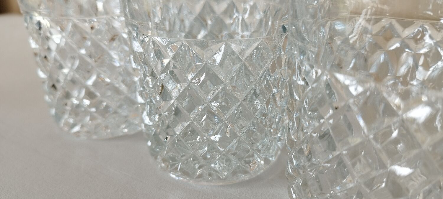 Set of 6 whisky glasses