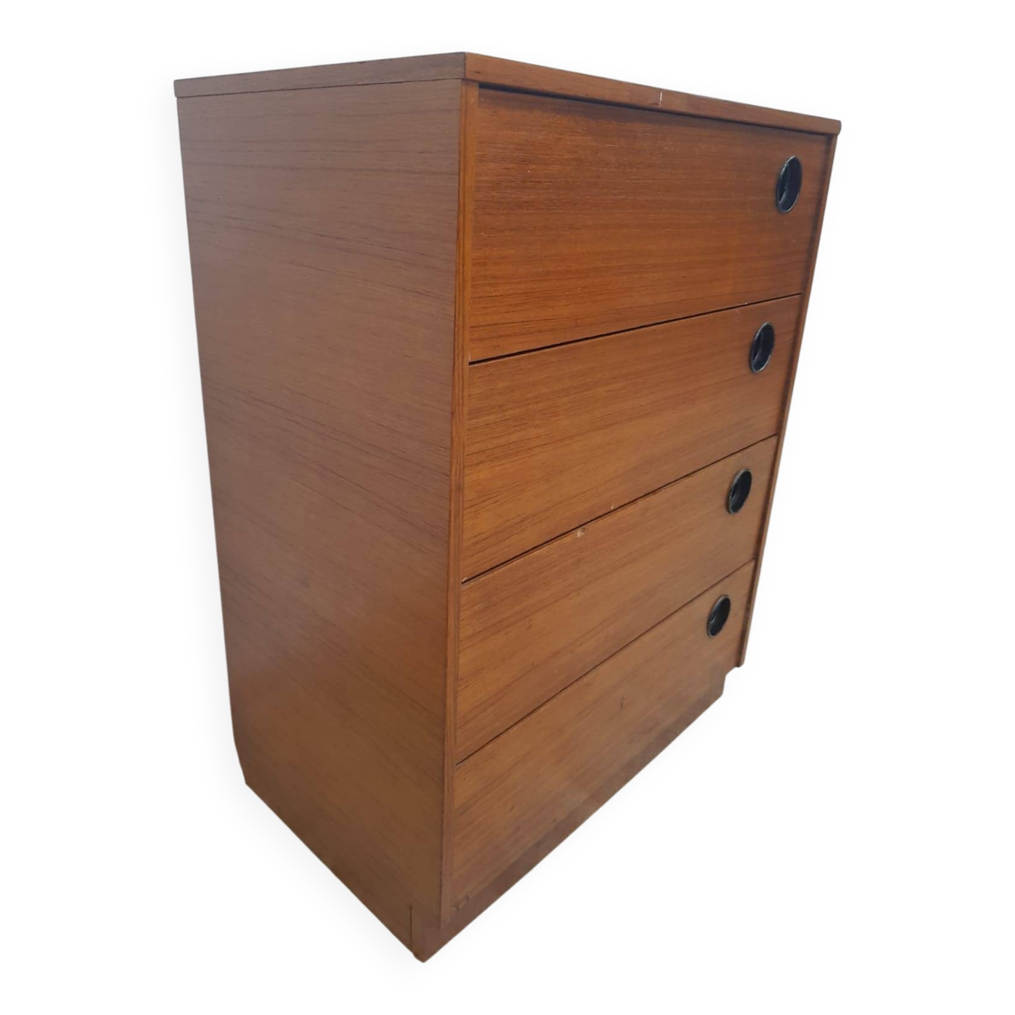 Vintage Teak shoe cabinet, Denmark, 1950s.