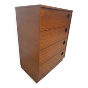 Vintage Teak shoe cabinet, Denmark, 1950s.