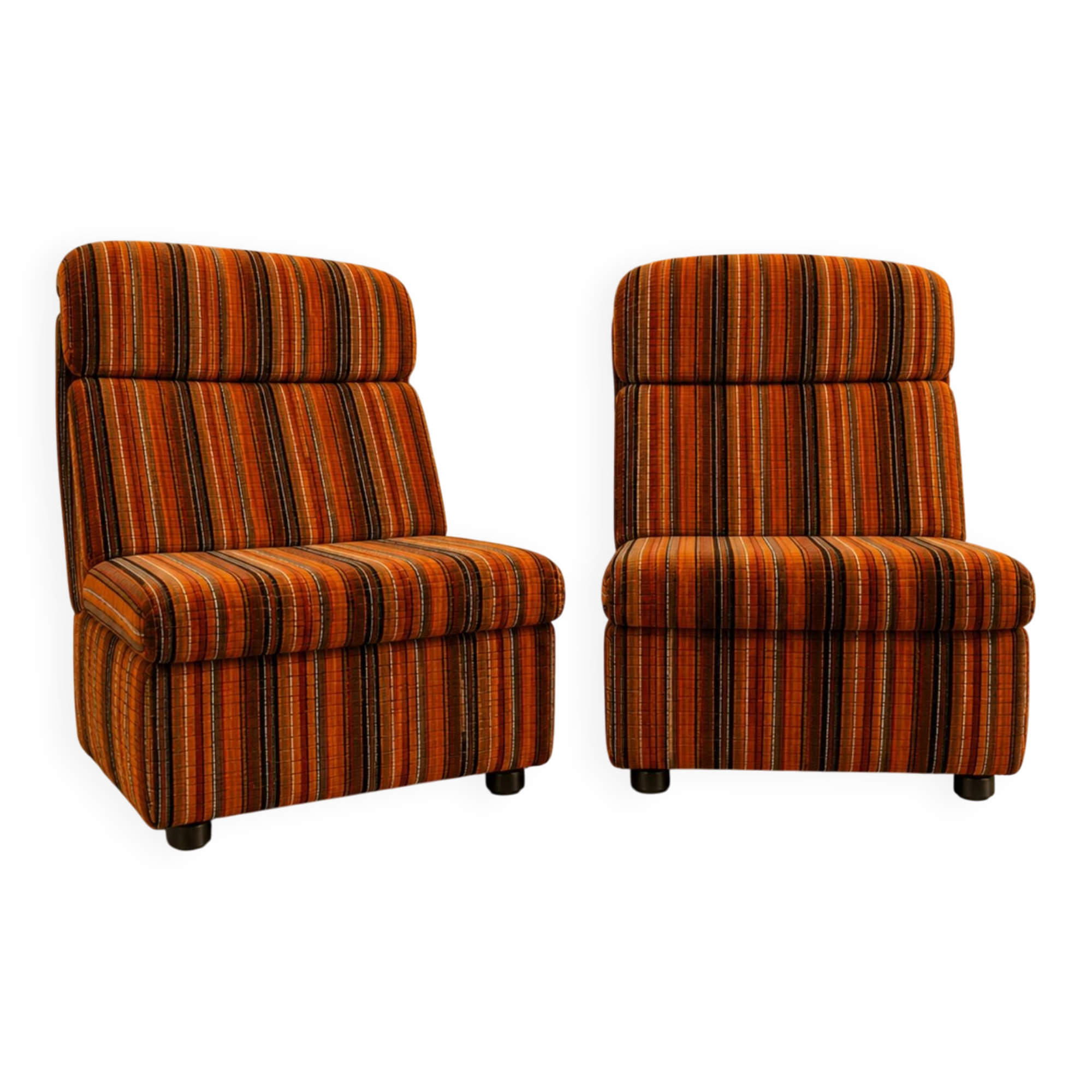 Superb pair of Space Age armchairs from the 70s.