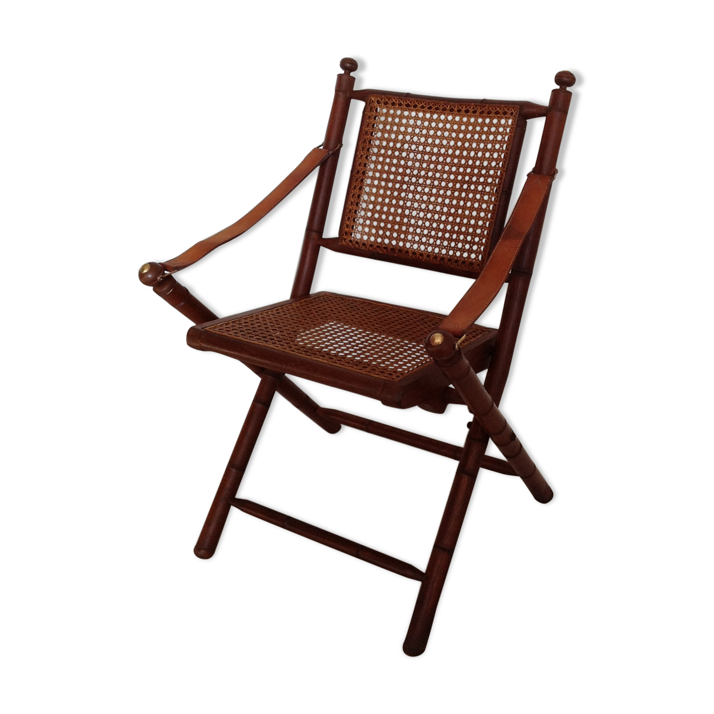 Bamboo folding chair