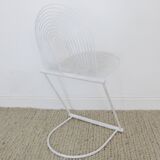 Set of 4 Vintage Postmodern Cantilever ' Swing ' Dining Chairs By Jutta & Herbert Ohl For Rosenthal