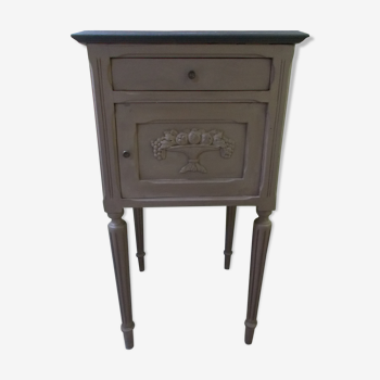 Appoint table bedside patinated mole