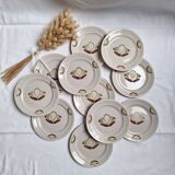 St Amand dessert plates 1970