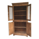 Armoire lingère vaisselier bois grillagée