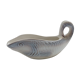 Saucière poisson en barbotine Sarreguemines