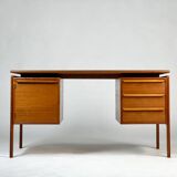 Danish Design Teak Desk by GV Møbler Vintage Mid-Century 60s 70s