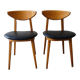 Pair of Fontania chairs, edited by Baumann, 60s