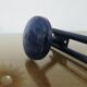 Blue lacquered metal wall coat rack, 1970