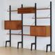 Poul Cadovius wall-unit vintage freestanding