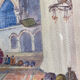 Old painting, orientalist school, signed Sheriff, early XX century